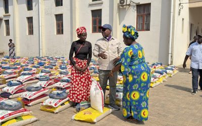 Departamento de Emergência (UMCOR) entrega donativos a mais de 140 famílias em Maputo