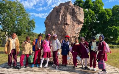 Alunos da Escola Comunitária Metodista Unida de Tsalala Visitam a Barragem dos Pequenos Libombos