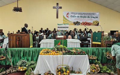 Celebração, Gratidão e Compromisso Social: O Vibrante Culto de Acção de Graças no Cargo Pastoral de Malhangalene